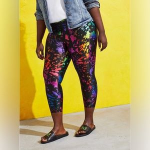 Torrid Size 4 Liquid Tie Dye Crop Legging. Worn once.